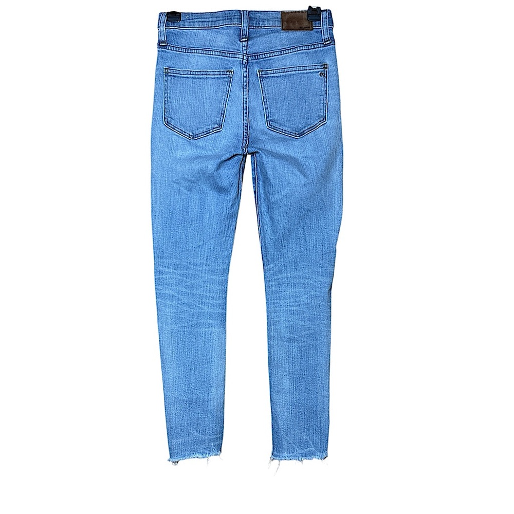 Madewell‎ 9" High-Rise Skinny Jeans Destructed RAW-Hem Edition Size 25